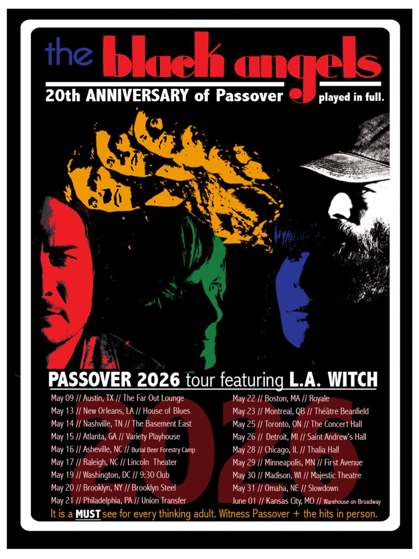 L.A. WITCH Tour Poster